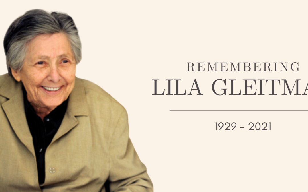 Remembering Lila Gleitman