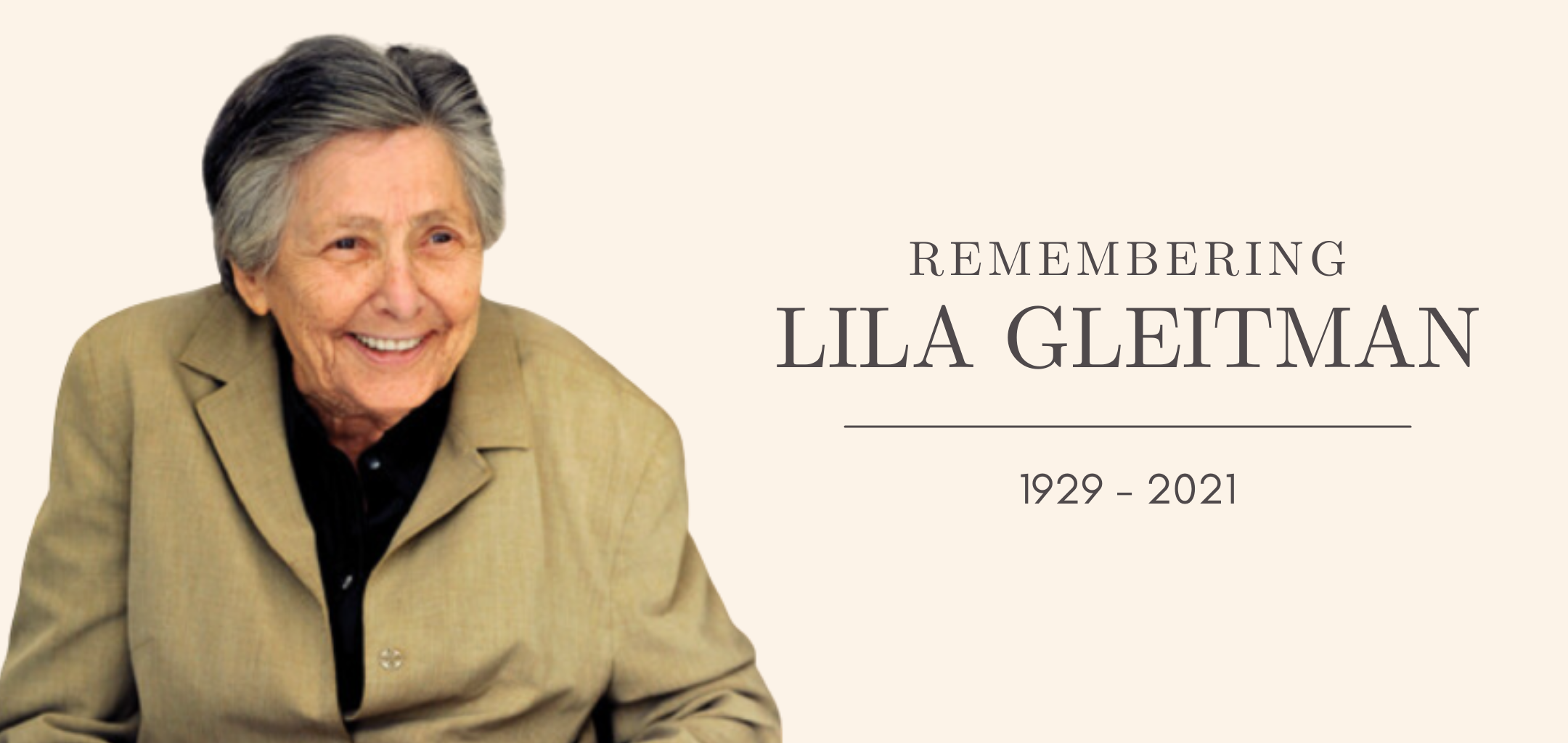 Remembering Lila Gleitman