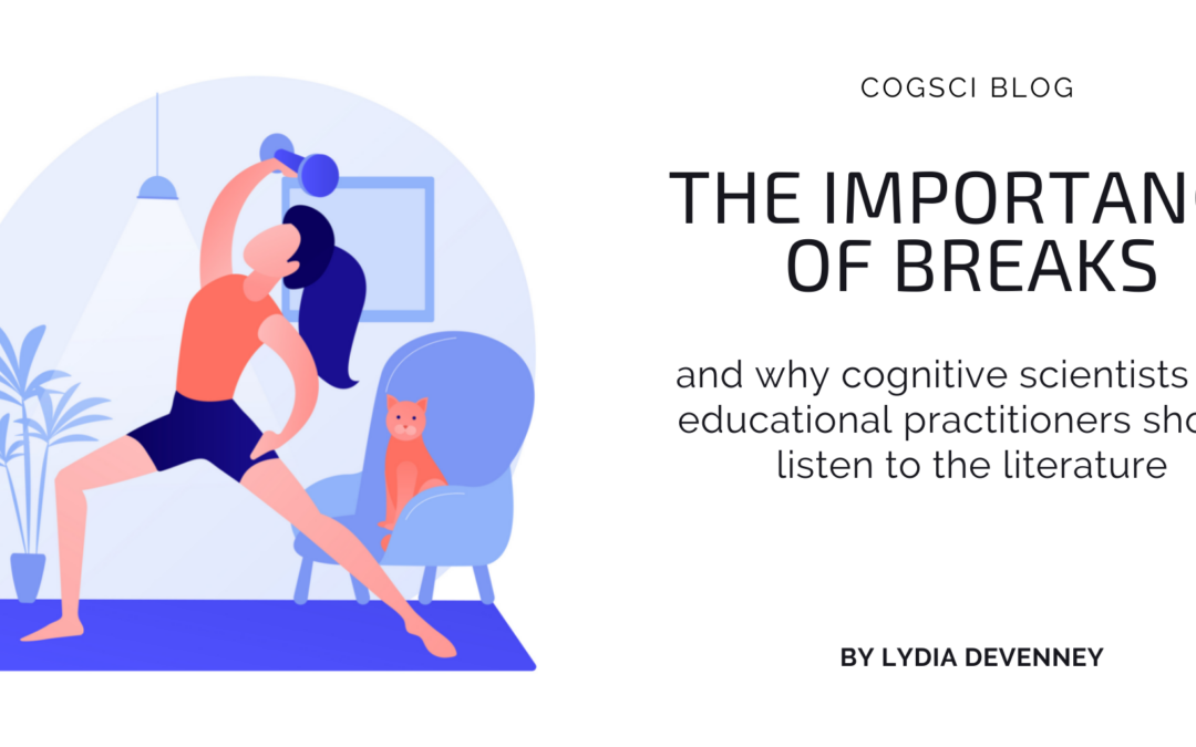 The importance of breaks