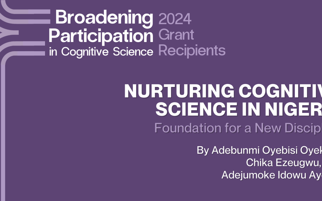 Nurturing Cognitive Science in Nigeria: Foundation for a New Discipline